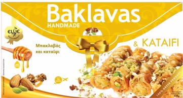 f.jpg Mix μπακλαβάς & κανταΐφι Golden bee 135gr – κωδ.900974 - Image 1